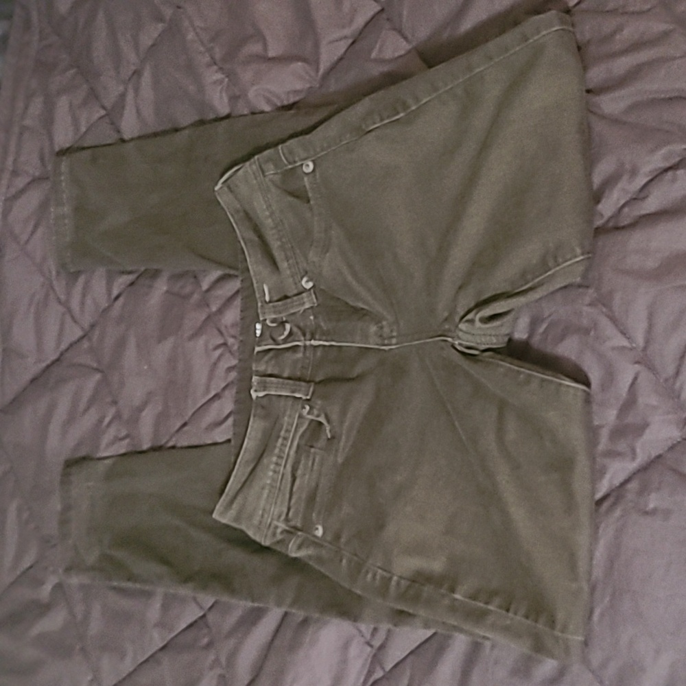 Army Green Skinny Pants